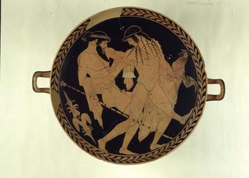 Zeus rapisce Ganimede, uno dei tanti amori in mostra al Museo Archeologico Nazionale di Ferrara