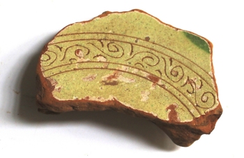 Ceramica bizantina del XII secolo (foto Mauro Librenti)