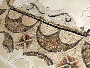 Particolare del mosaico più piccolo (foto Manuela Guarnieri)